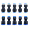 Reducción neumática recta 12mm a 10mm Instrutek Conector reductor neumático para tubing Reducción rápida neumática 12 mm a 10 mm