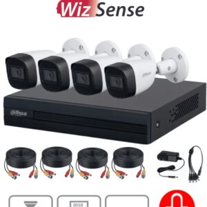 Kit de videovigilancia Dahua Technology DH-KIT/XVR1B04-I/4-HFW1200CMN-A-0280B-S5