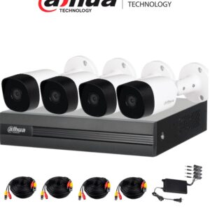 Kit de videovigilancia Dahua Technology DH-KIT/XVR1B04H-I/4-B2A51N-0280B-S2