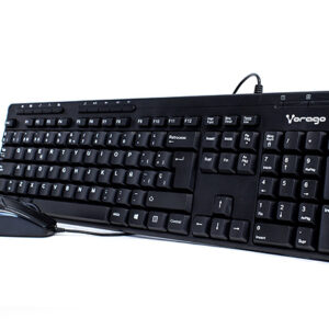 Kit de Teclado y Mouse VORAGO KM-104