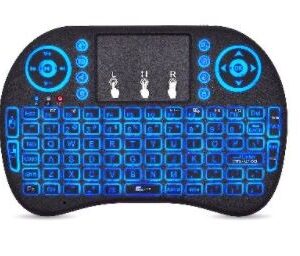 Teclado Mini Inalámbrico, Recargable, Ilumina BROBOTIX 963814