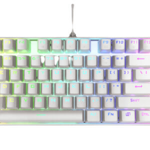 Teclado Mecánico Redragon Kumara White RGB