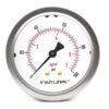 Manómetro premium 100 PSI con glicerina Instrutek Manómetro inoxidable 2.5 pulgadas para sistemas hidráulicos Manómetro con conexión posterior 1/4 NPT