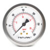Manómetro premium 300 PSI con glicerina Instrutek Manómetro inoxidable 2.5 pulgadas para sistemas hidráulicos Manómetro industrial con conexión posterior 1/4 NPT