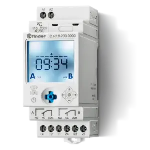 12.62.8.230.0000 Int. Horario Digital. Sem 110...230V AC/DC 2CC