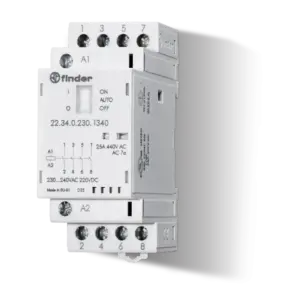 22.34.0.024.4640 Contactor Modular (24 VAC/DC) 2NA+2NC 25A AgSnO