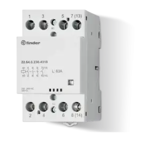22.64.0.120.4310 Contactor Modular (120 VAC/DC) 4NA 63A AgSnO2