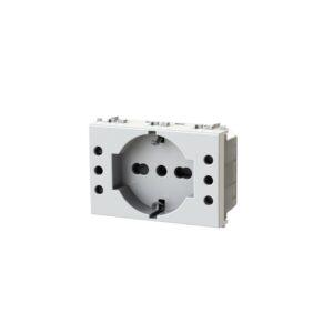 4B3MBN.V14 Placa 3 módulos - Vimar (plana)